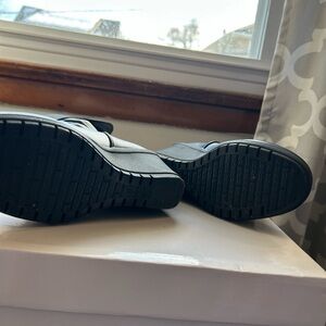 Black Loafers with Chunky Soles